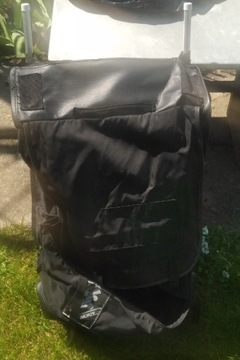 Czarny plecak ze stelażem Polsport Toruń Pomorze