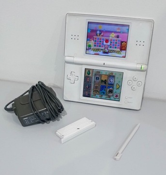 Konsola Nintendo DS Lite biały + oryginalny zasilacz