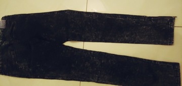 Spodnie jeansowe czarne  r. 158