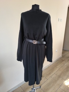 Czarna sukienka dresowa Monki L 40 