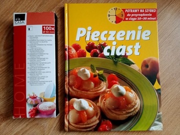 Zestaw książka "Pieczenie ciast" + 80 foremek 