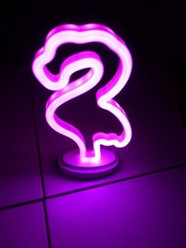 Lampka 3D LED FLAMING NEON