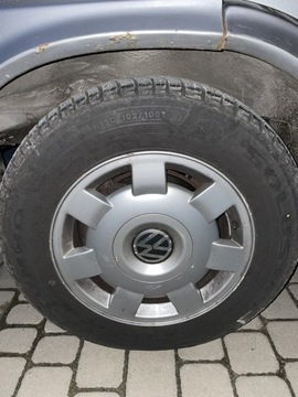 Felgi aluminiowe koła 15” VW Multivan T4 opony Kumho 8,5mm wielosezonowe