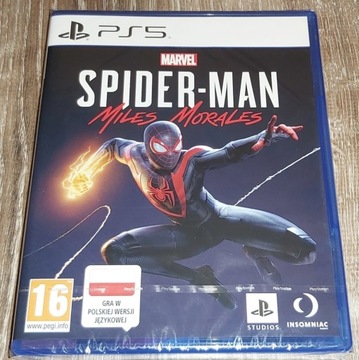 gra SPIDER-MAN Miles Morales, PS5, PL, nowa, FOLIA