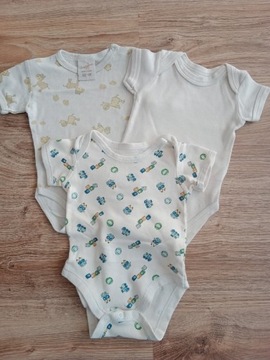 3 x Body krótki rękaw Mothercare rozm.56/68