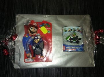 ZESTAW Super Mario Luigi Pull B i Waluigi UNIKAT