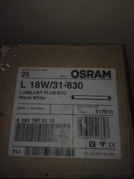 Świetlówki różne OSRAM, Philips