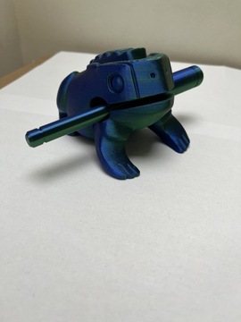 Grająca żabka guiro - druk 3D