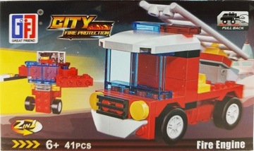 Klocki - City Fire Protection FIRE ENGINE