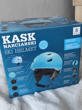 Kask narciarski w rozmiarze s