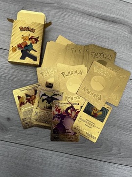 Kolekcja 55 złotych kart Pokemon