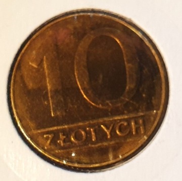 10 złotych  1989 PRL