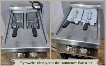 Bartscher Frytownica elektryczna dwukomorowa 2x9 l