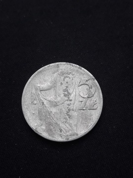 5 złotych 1959 r. Rybak 