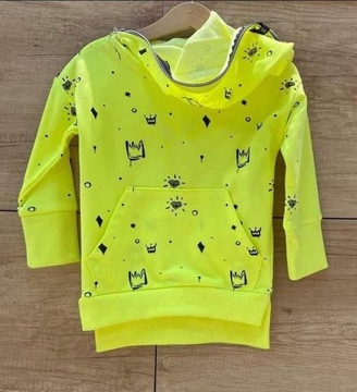 Bluza mimi 92-98 cm żółta neon