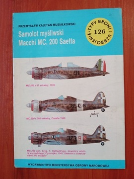 Samolot myśliwski Macchi MC.200 (TBiU nr 126)