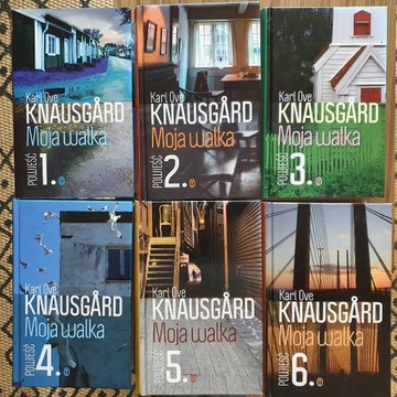 "Moja walka" Karl Ove Knausgard (t. 1.-6.)