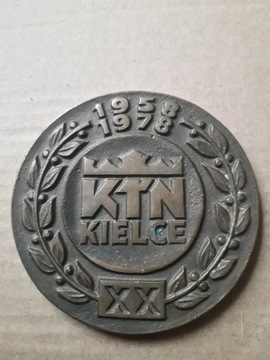 Kieleckie towarzystwo naukowe 1958-1978 medal