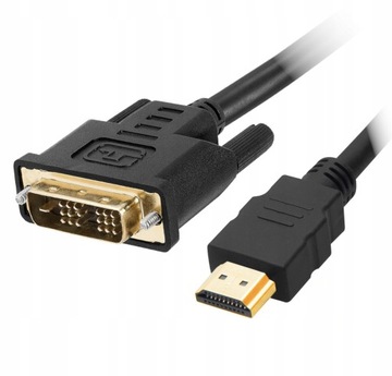 Przewód kabel DVI-D - HDMI FullHD 1080p 5m