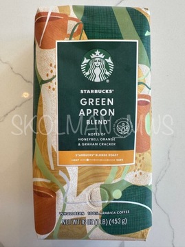 Kawa ziarnista Starbucks Green Apron Blend USA 453g