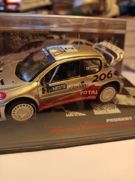 Rally cars Peugeot 206 WRC 