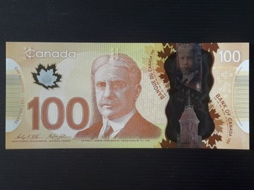 100 Dolarów Kanadyjskich CAD 2011 UNC- GJV7926553