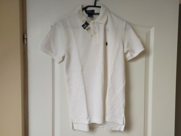 Koszulka dziecięca Polo Ralph Lauren, 5, biała