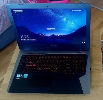 LAPTOP ASUS G752VY i7-6700HQ/16GB/SSD500GB/GTX980