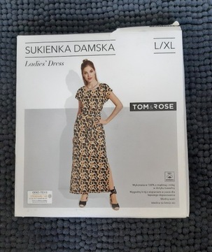 Sukienka damska Tom&Rose L/XL nowa centkowana 