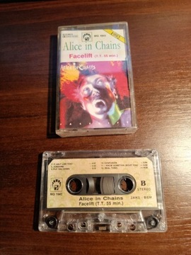 Alice in chains facelift Kaseta 1992 