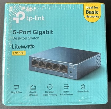 Switch gigabitowy 5-portowy TP-Link LS105G