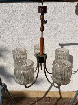 Lampa elektryczna lata 50 