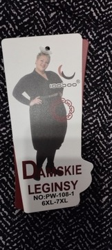 leginsy damskie 6XL plus size