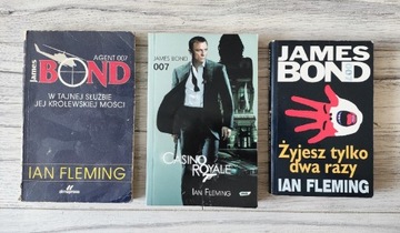 Kolekcja książek James Bond 007 Ian Fleming Casino Royale 