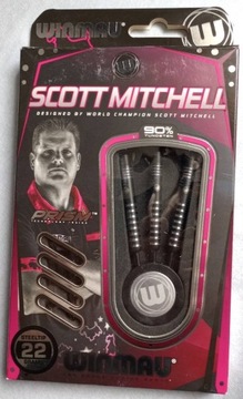 Lotki do darta 90%-Winmau Scott Mitchell 22g 