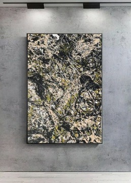 Nowoczesna abstrakcja w stylu Jackson Pollock 