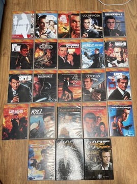 Bond 007 kolekcja 21 DVD + 2dvd gratis