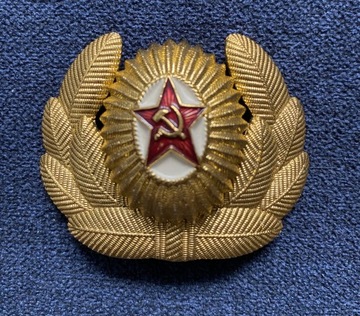 Kokarda dwuczęściowa, oficerska. ZSRR.