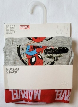 H&M bokserki SPIDERMAN KOMPLET 2-pak 134