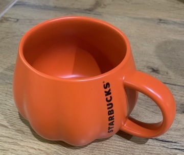 Pomarańczowy kubek starbucks dynia halloween 355ml