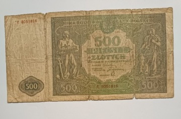 500 złotych 1946