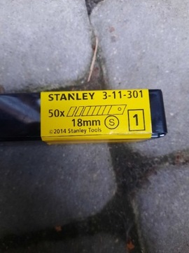 Ostrza Stanley 18mm 50szt
