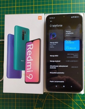 Smartfon Xiaomi Redmi 9  4+1GB/64GB,dual sim,szary