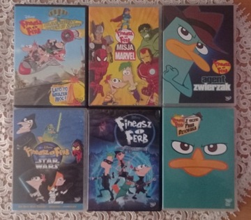 Fineasz i Ferb - płyta DVD - 6 części dla dzieci 