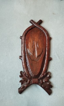 Rzeźbiona deska pod Poroże trofea rogi zrzuty 
