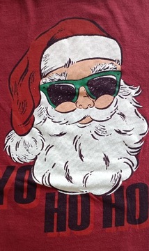 X-MAS T-shirt "Ho Ho Ho!" NEXT czerwony r. S