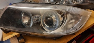 BMW E90 lampy przednie ringi angel eyes H7 
