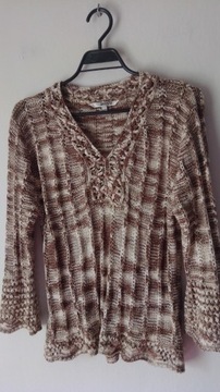 Bluzka sweter Elizabeth Scott S/M srebrna nić 