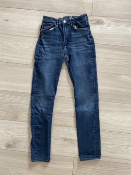 H&M spodnie jeansowe r.164