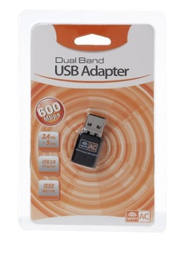 Adapter karta sieciowa Wi-Fi USB 600 Mb